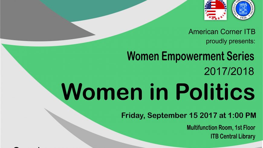 Women Empowerment Series: Women in Politics