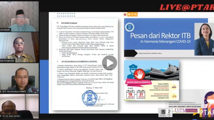 Diskusi Panel: Layanan Perpustakaan selama Pandemi