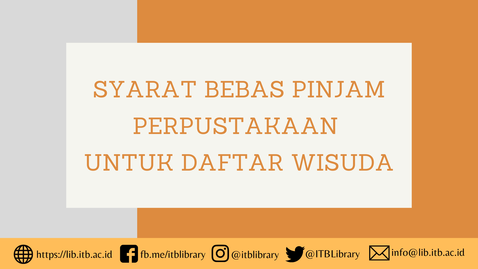 Syarat Bebas Pinjam Perpustakaan