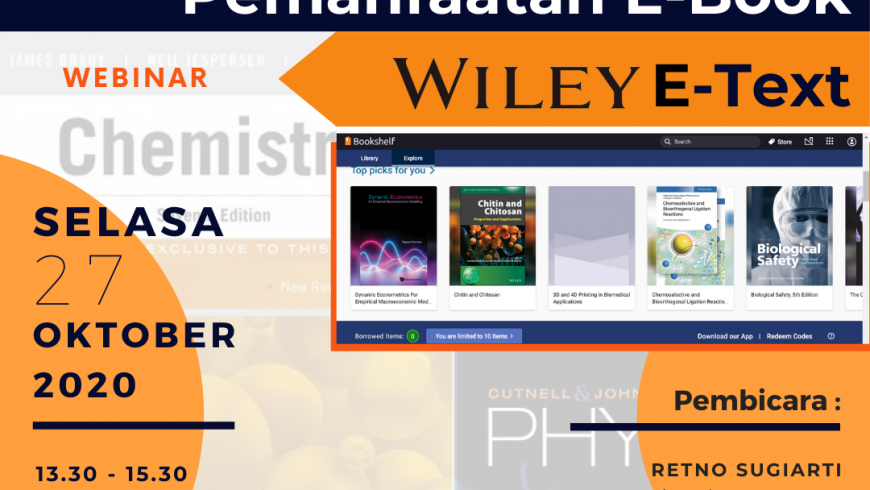 [WEBINAR] Pemanfaatan E-Book Wiley E-Text