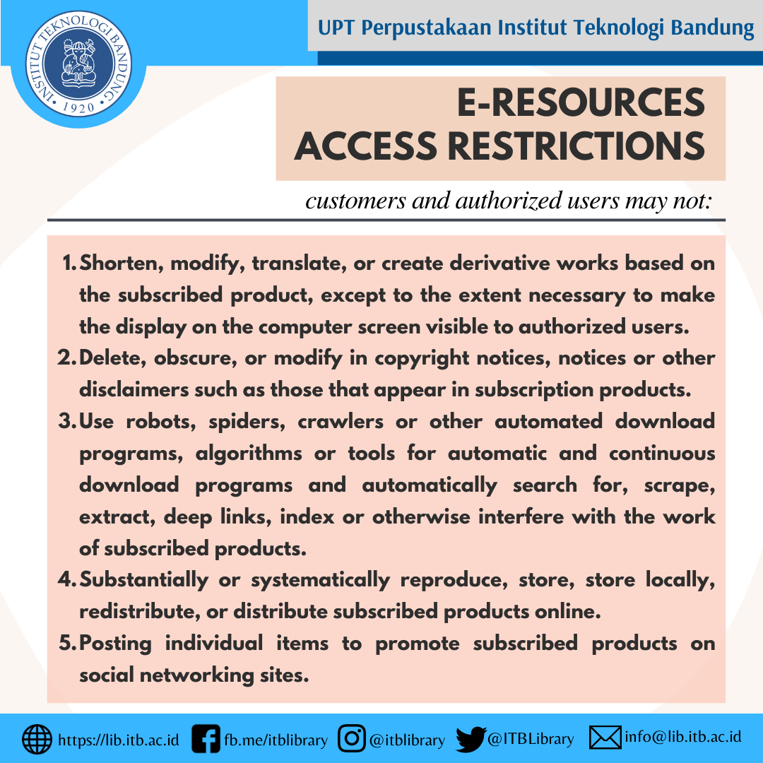 E-Resouce Access Restriction