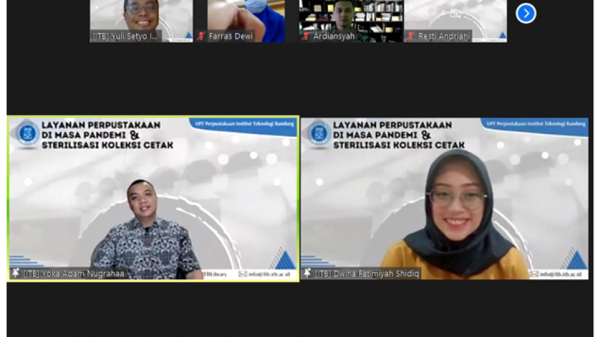 [WEBINAR] Layanan Perpustakaan di Masa Pandemi dan Sterilisasi Koleksi Cetak