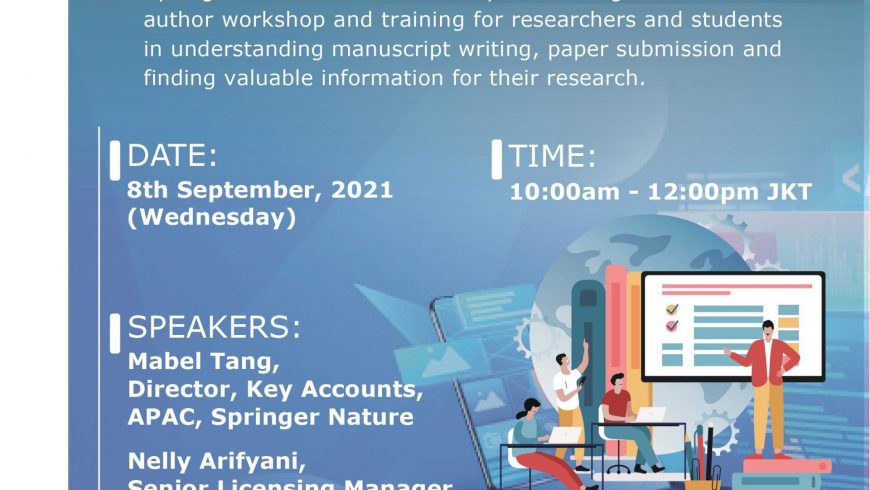 Springer Nature Authorship Seminar “How to Get Published & the Useful Tools for Researchers”