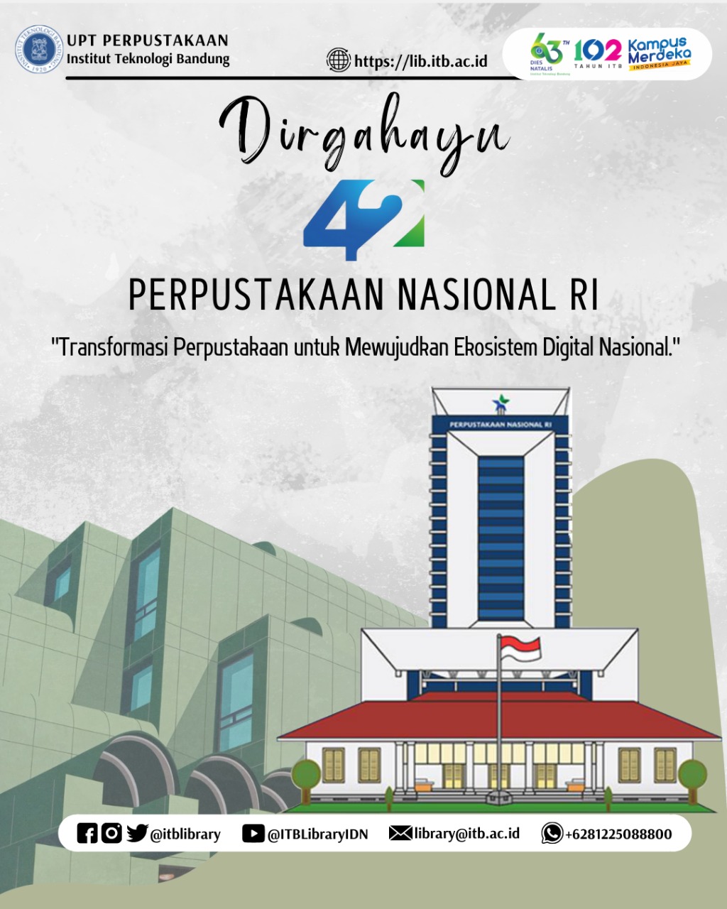 Dirgahayu Perpustakaan Nasional Republik Indonesia