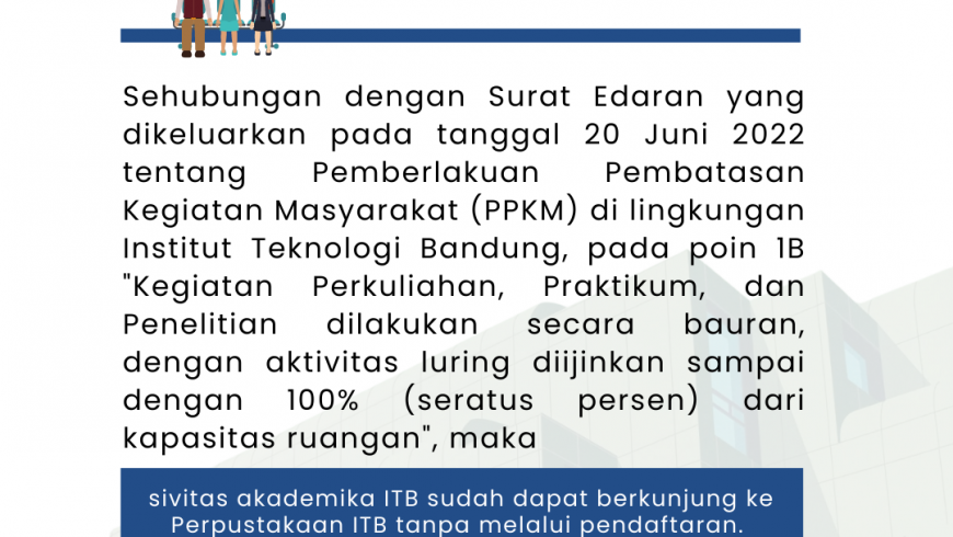 KINI, SIVA ITB TIDAK PERLU DAFTAR JIKA BERKUNJUNG KE PERPUSTAKAAN