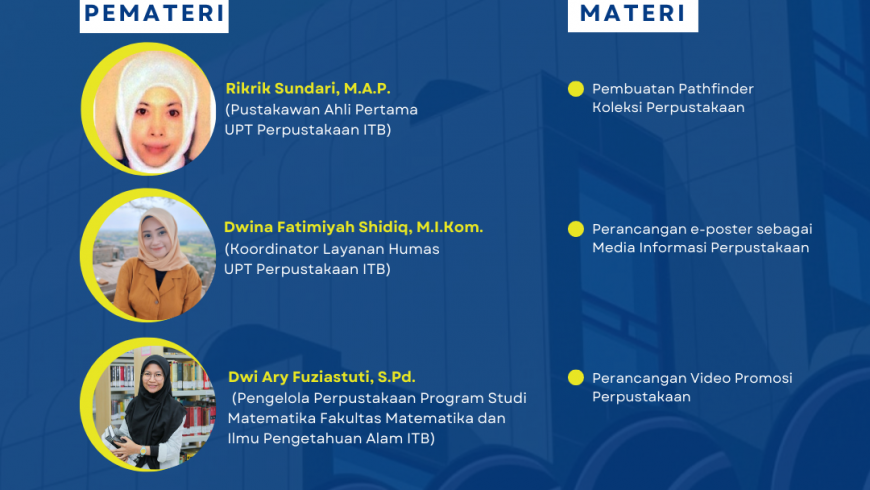 PERTEMUAN KOORDINASI KE-5  PENDAMPINGAN PERPUSTAKAAN DI LINGKUNGAN ITB