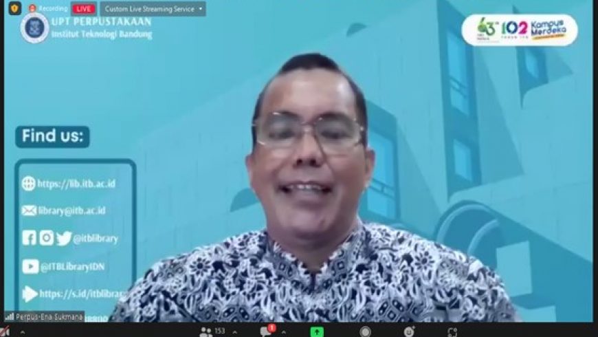Orientasi Perpustakaan Bagi Mahasiswa Baru ITB Program Sarjana Tahun 2022