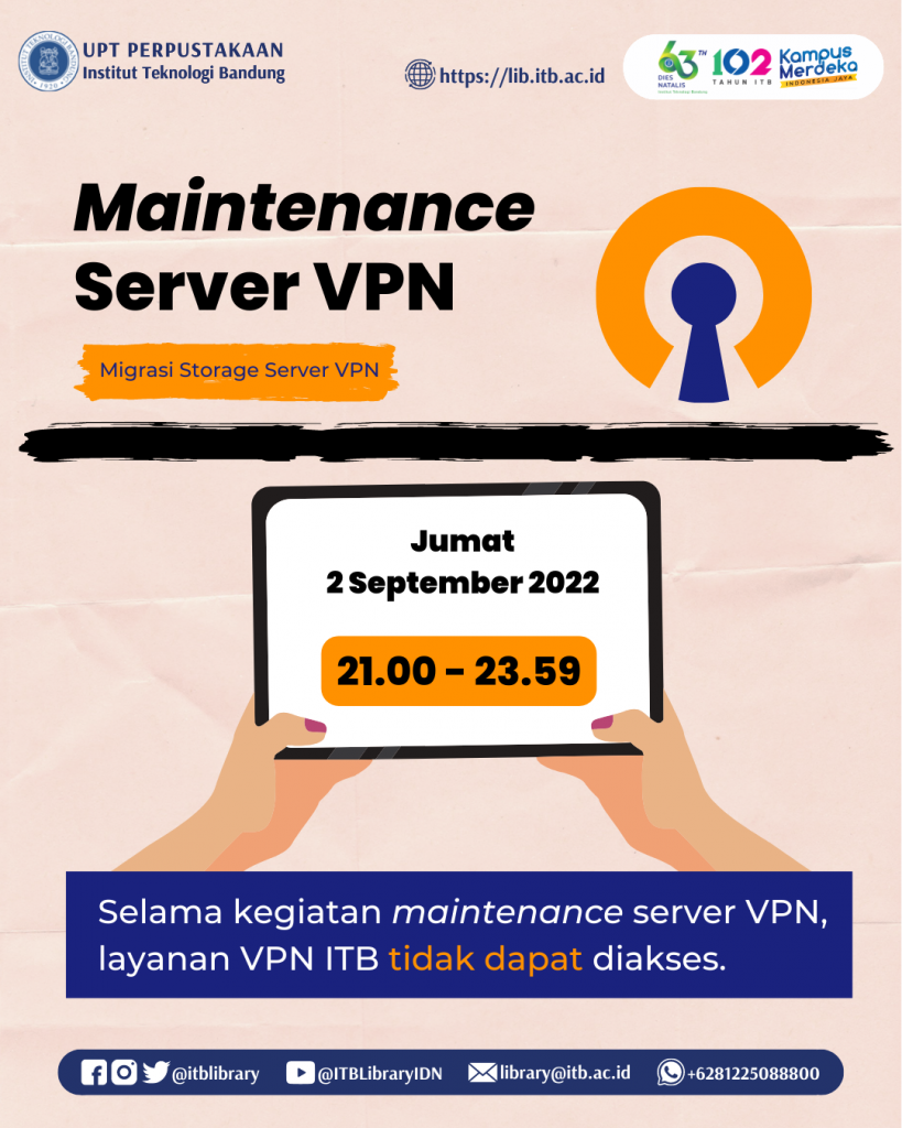 Maintenance Server VPN ITB - Perpustakaan ITB