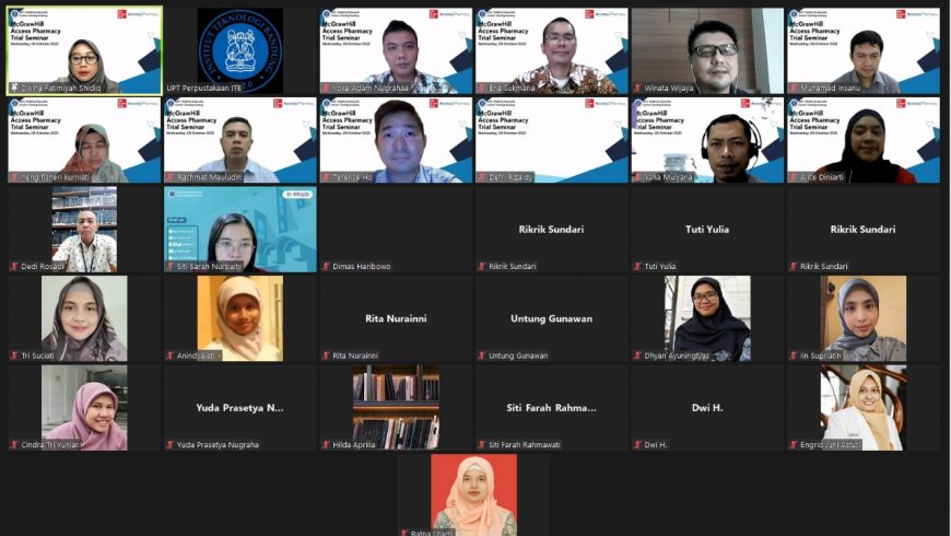 Sosialisasi Akses E-Book McGraw Hill: Trial Basis data Access Pharmacy