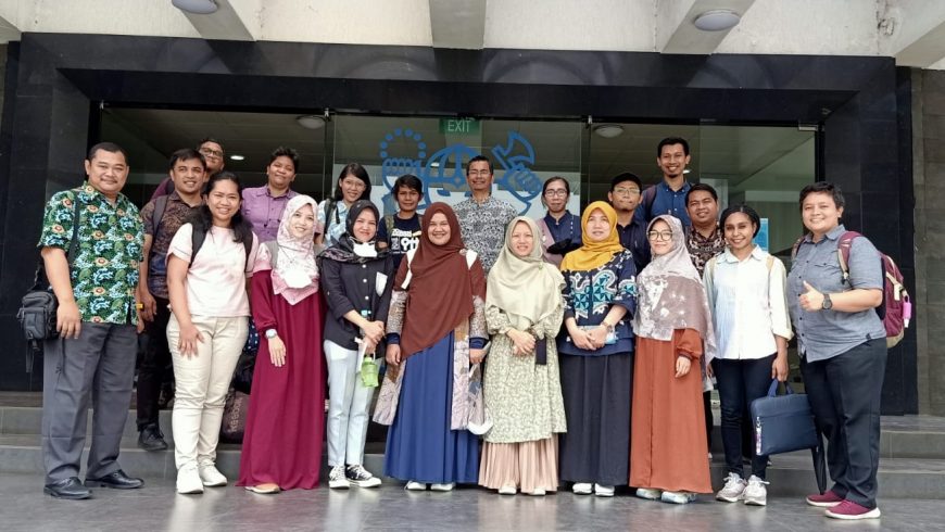 Kunjungan Dosen Magang Kemenristekdikti ke Perpustakaan