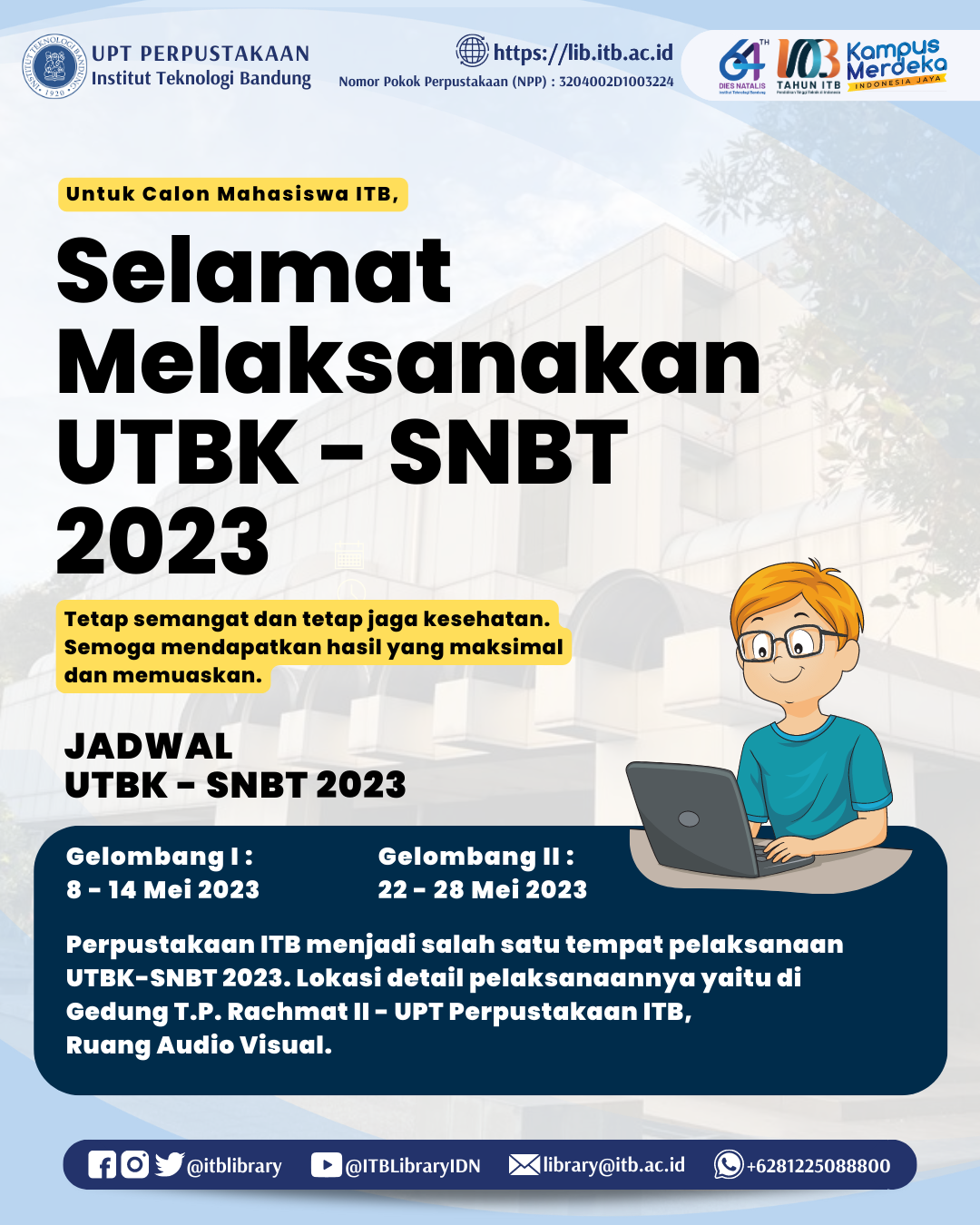 Selamat Melaksanakan UTBK – SNBT 2023