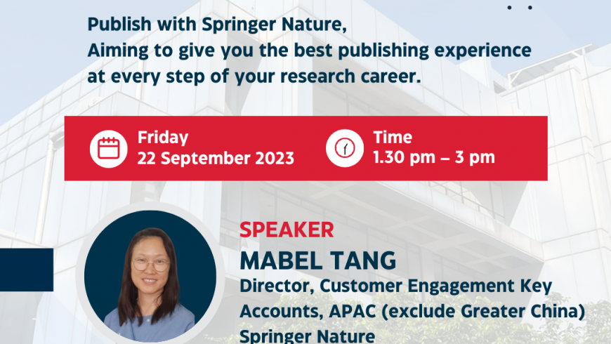 How to get Published with Springer Nature