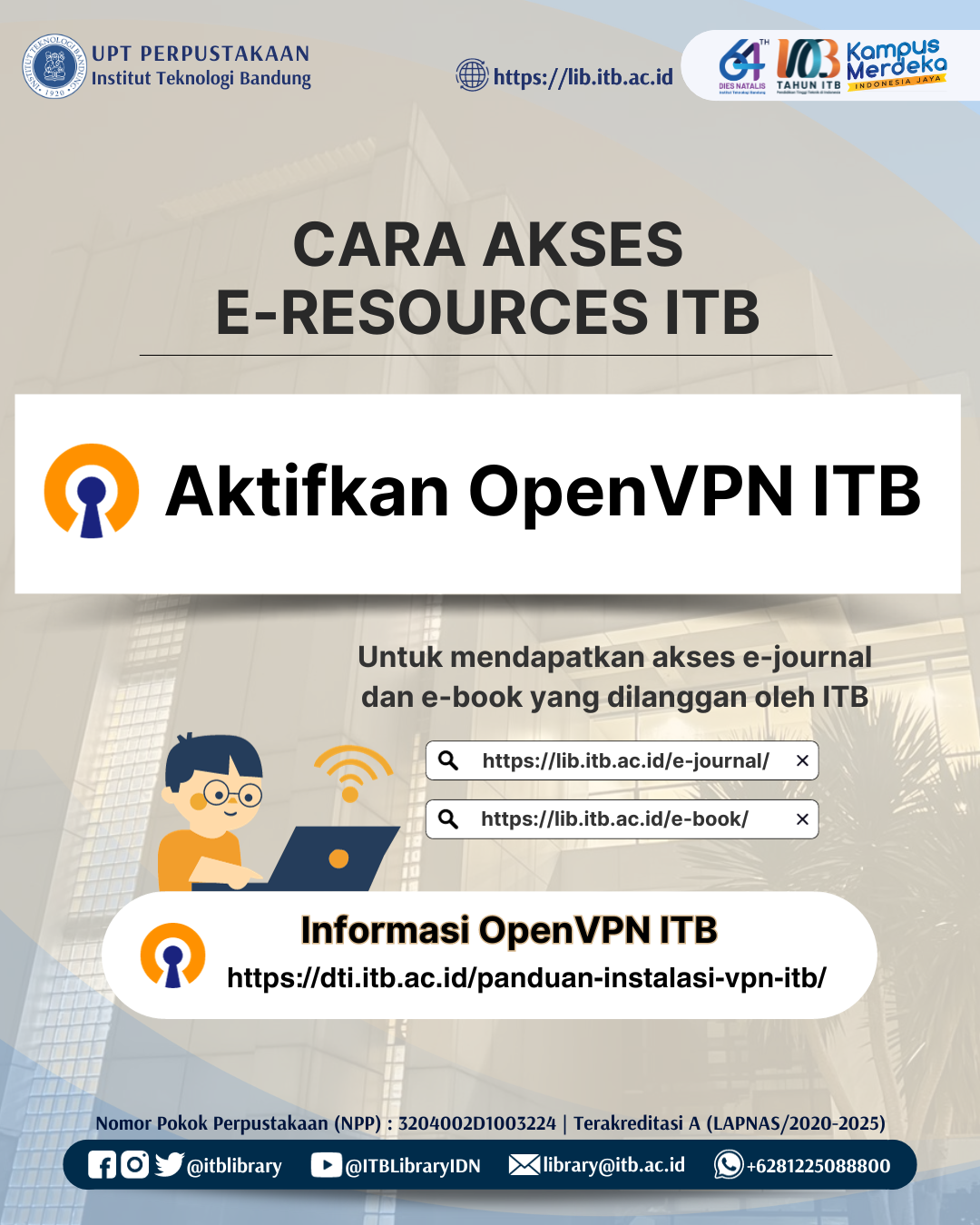 Cara Akses E-Resources ITB