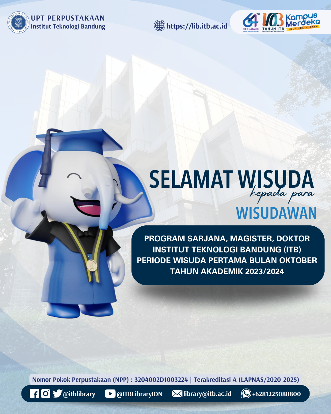 Selamat Wisuda Oktober 2023