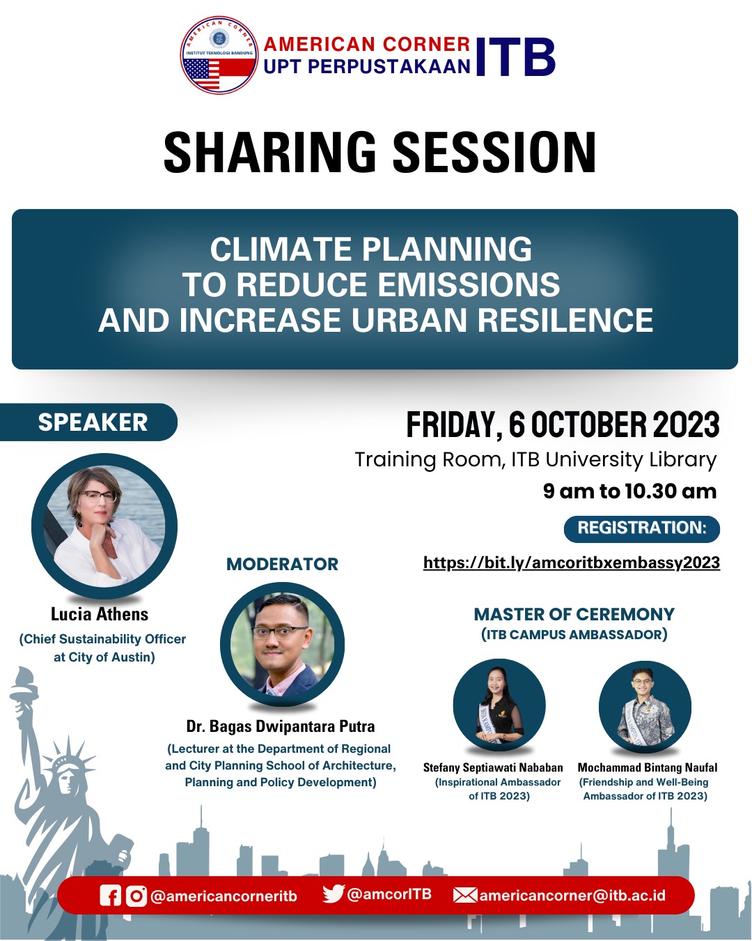 sharing session on “Climate Planning to Reduce Emissions and Increase Urban Resilience”