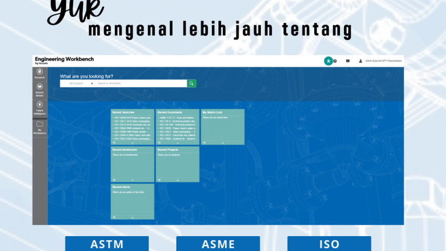 Perpustakaan ITB berlangganan IHS Engineering Workbench