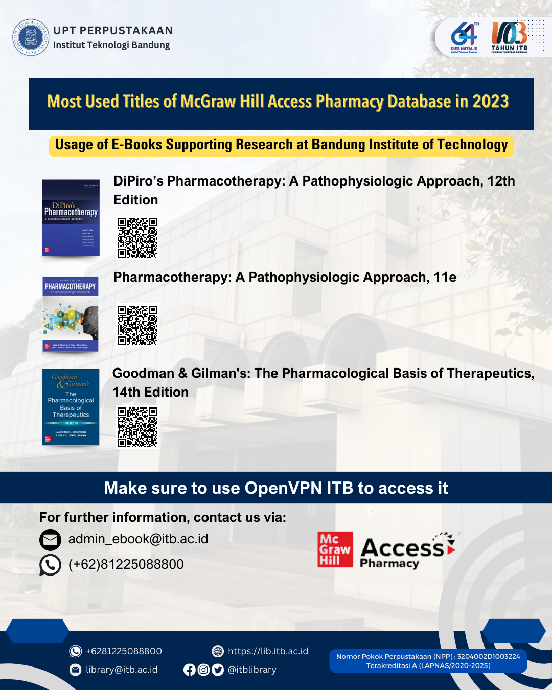 TRENDING ACCESS BASISDATA MCGRAW HILL ACCESS PHARMACY TAHUN 2023