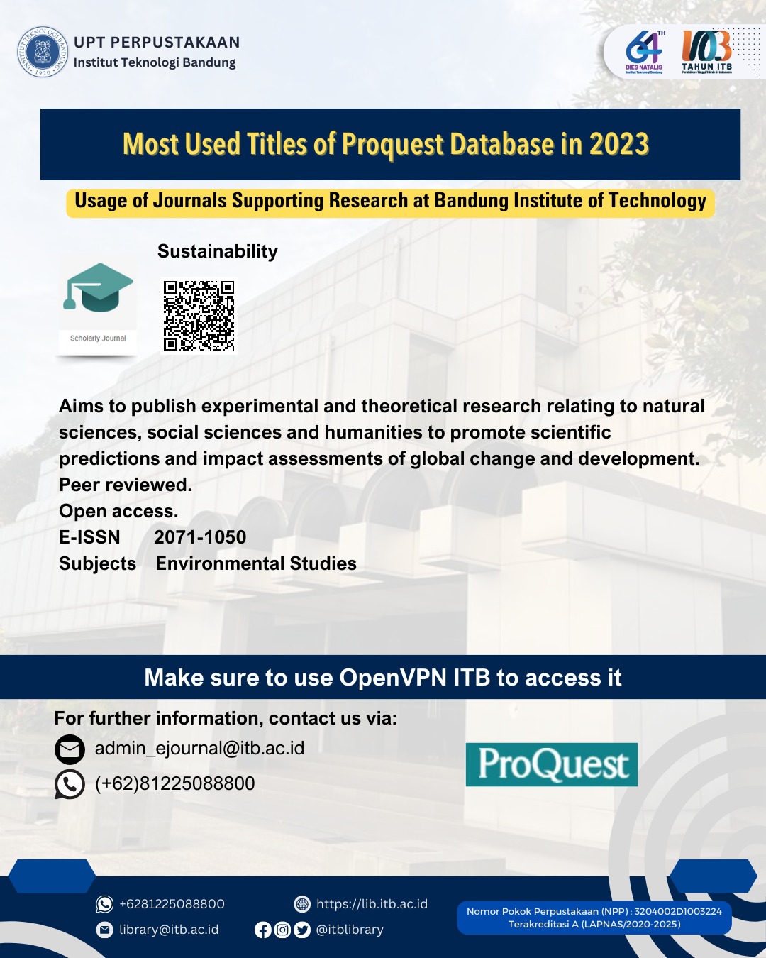 TRENDING ACCESS BASIS DATA PROQUEST TAHUN 2023