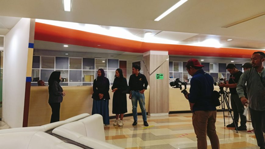 Kegiatan Syuting TVRI Jawa Barat di UPT Perpustakaan ITB