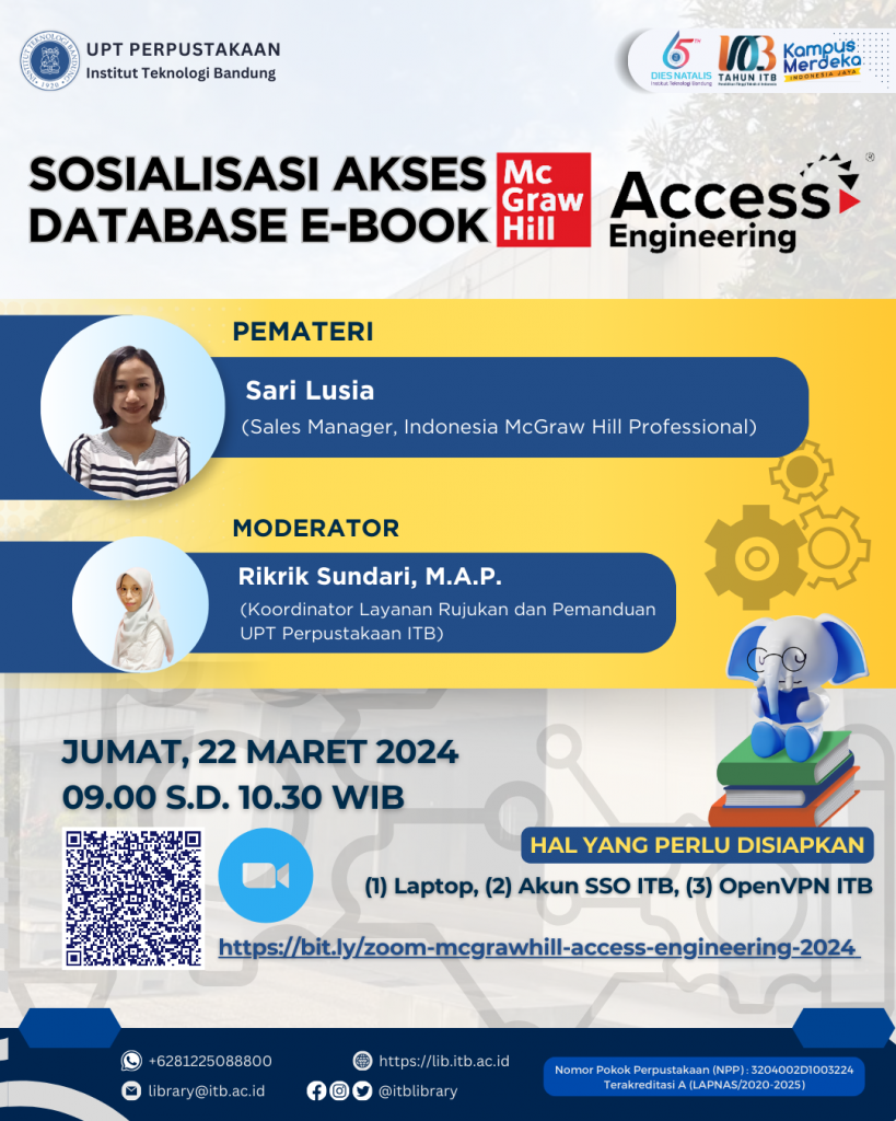 Sosialisasi Akses Database E-Book McGrawHill Access Engineering