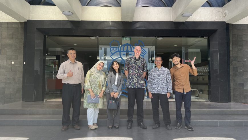 Kunjungan Kedutaan Besar Australia di Jakarta ke UPT Perpustakaan