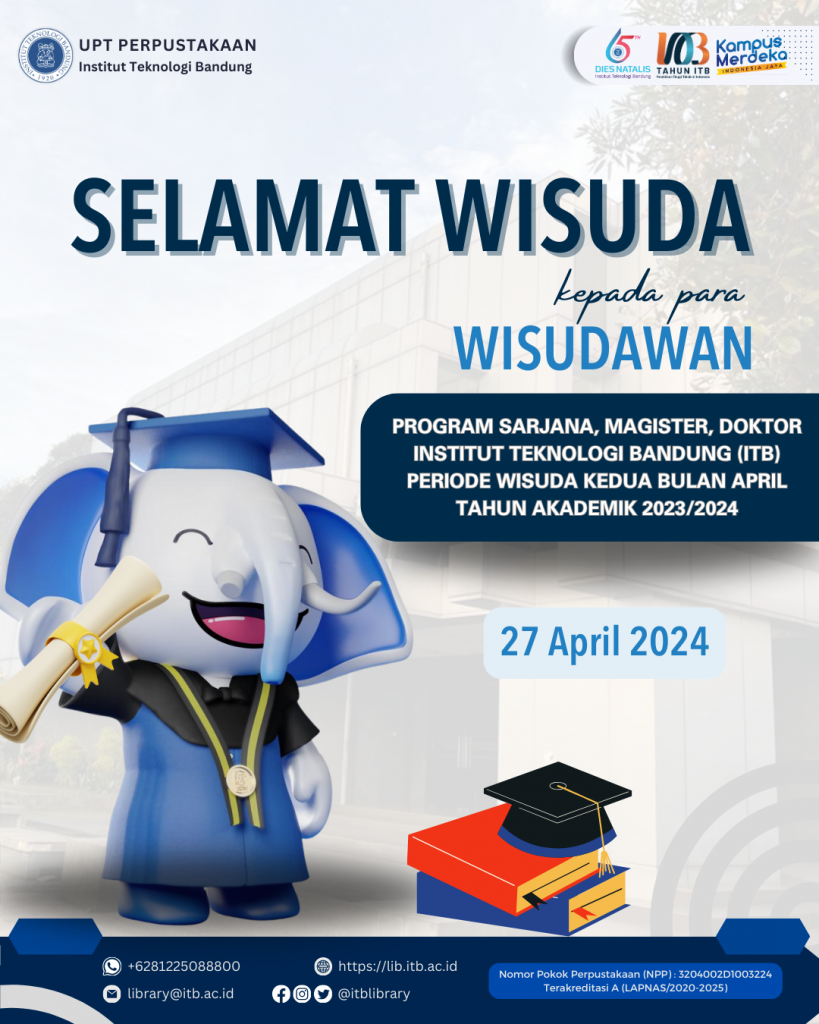 Selamat Wisuda para Wisudawan Periode Bulan April Tahun Akademik 2023/2024