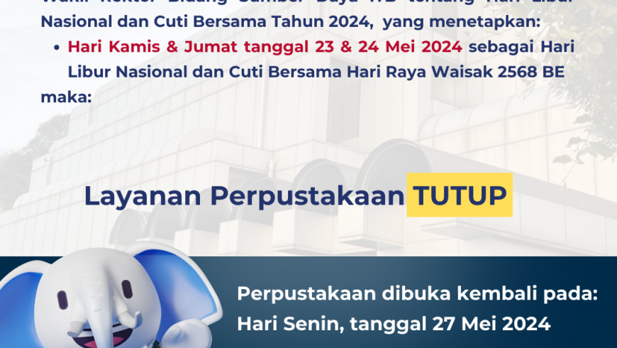 Pengumuman Libur Layanan Perpustakaan