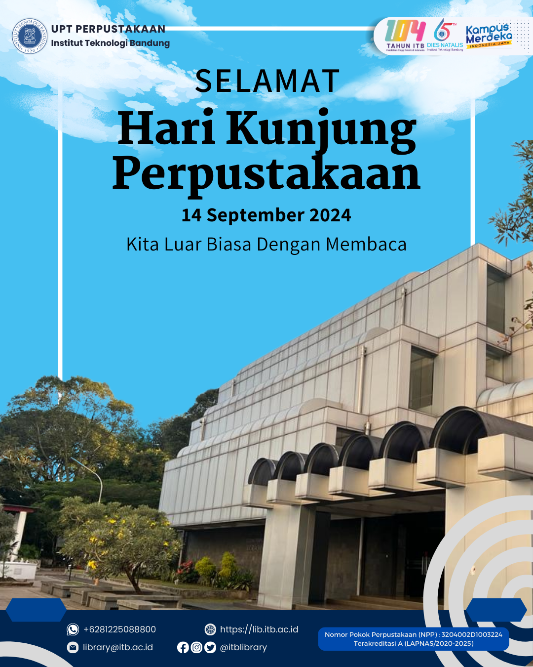 Selamat Hari Kunjung Perpustakaan