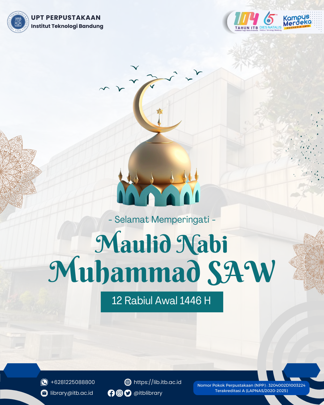 Selamat memperingati maulid nabi Muhammad SAW