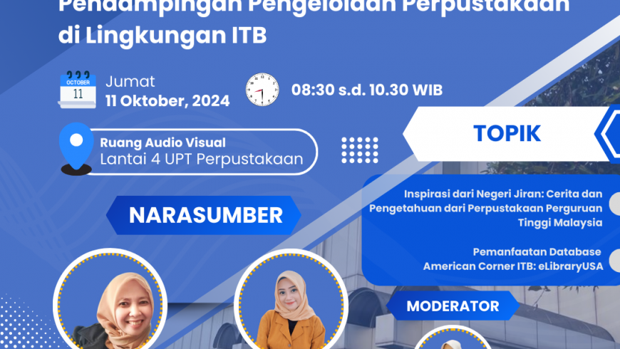 Pertemuan Koordinasi ke-3 Pengelolaan Perpustakaan di Lingkungan ITB