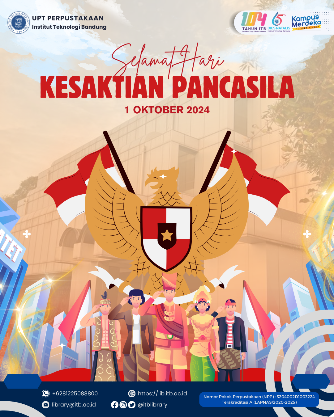 Selamat Hari Kesaktian Pancasila