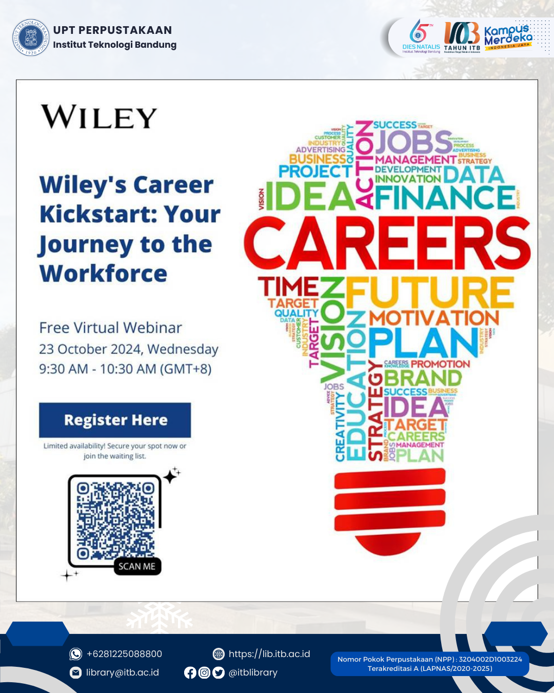 Webinar Gratis dari Wiley untuk Mahasiswa Siap Kerja