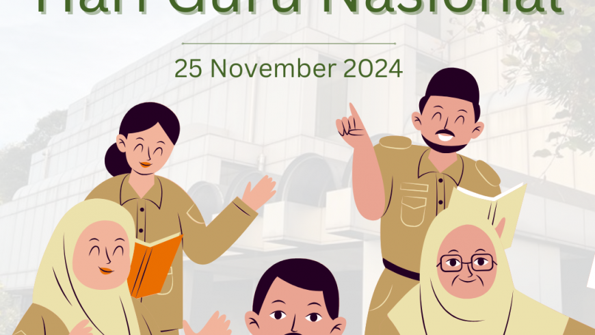 Selamat Hari Guru Nasional 2024