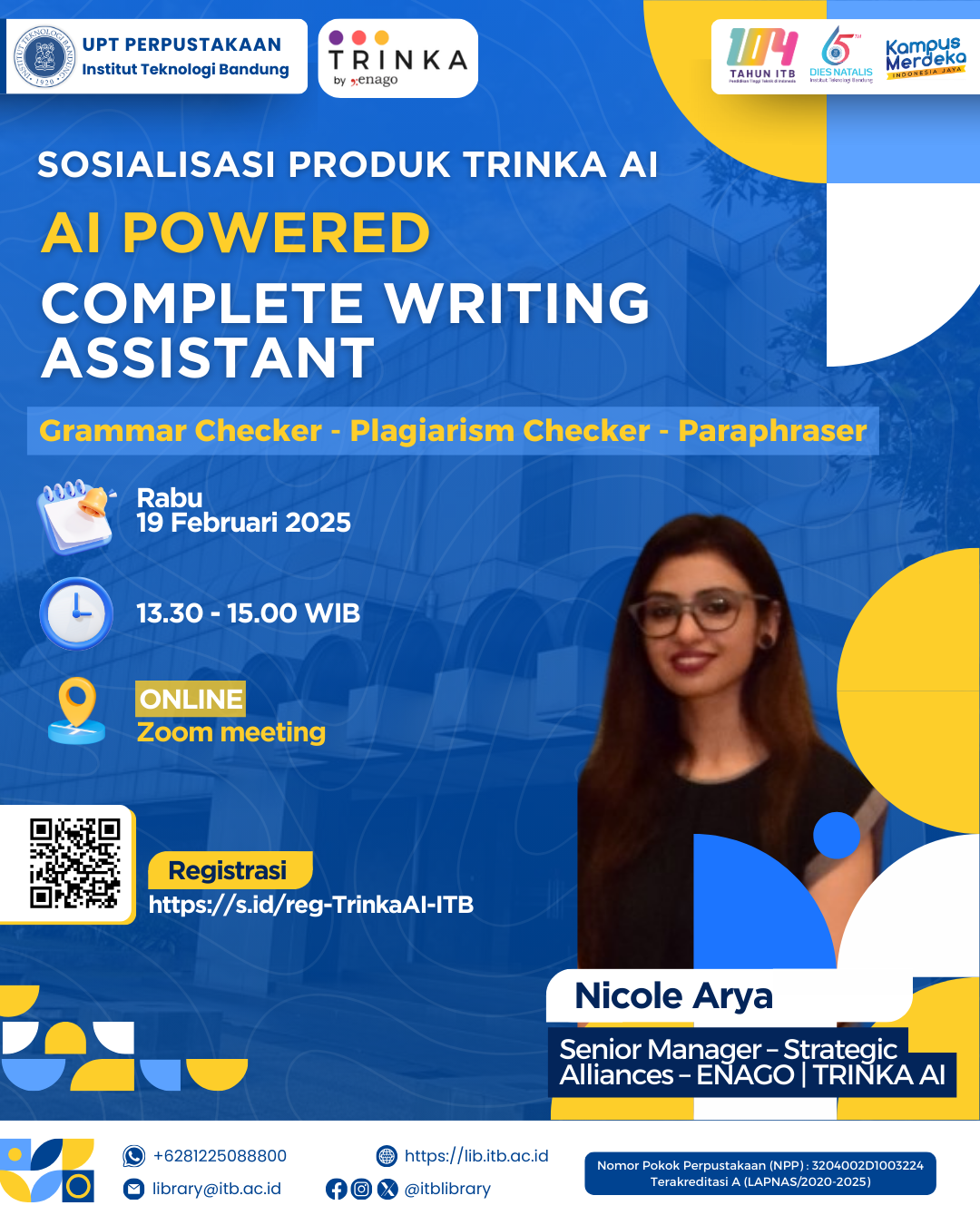 Sosialisasi Produk Trinka AI: AI Powered Complete Writing Assistant