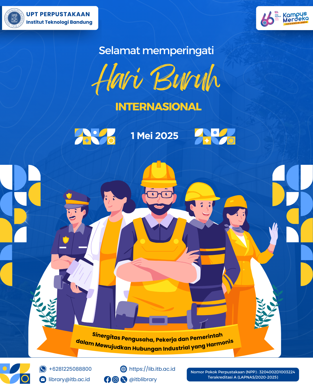 Selamat Memperingati Hari Buruh Internasional 2025