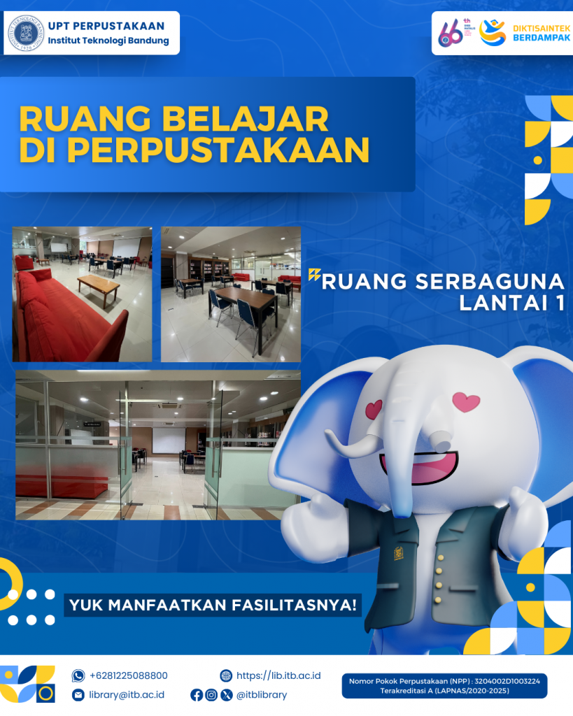 Manfaatkan Ruang Belajar di Ruang Serbaguna Perpustakaan Lantai 1
