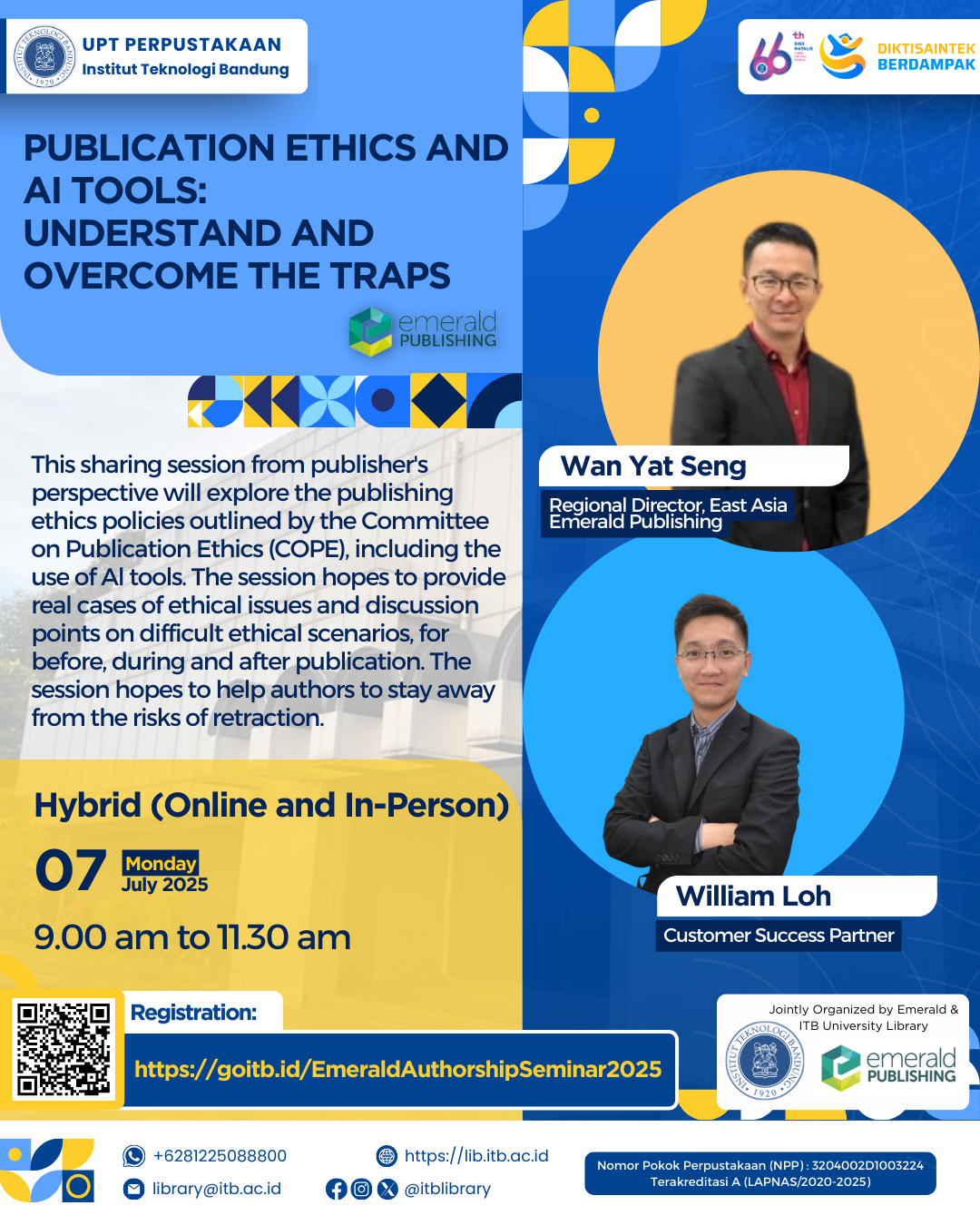 Seminar Etika Publikasi dan Penggunaan AI Tools: Kenali dan Atasi Tantangannya
