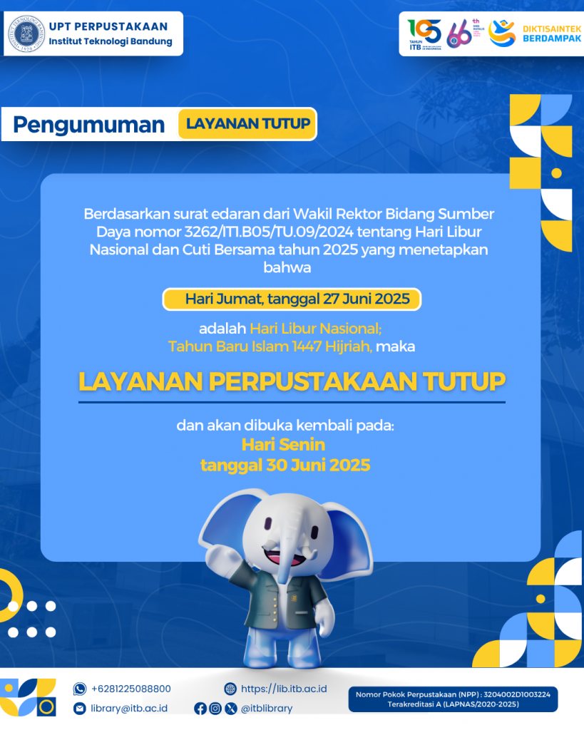 Pengumuman Penutupan Layanan Perpustakaan