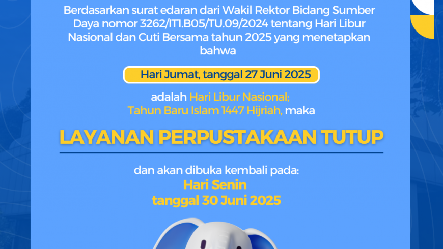 Pengumuman Penutupan Layanan Perpustakaan