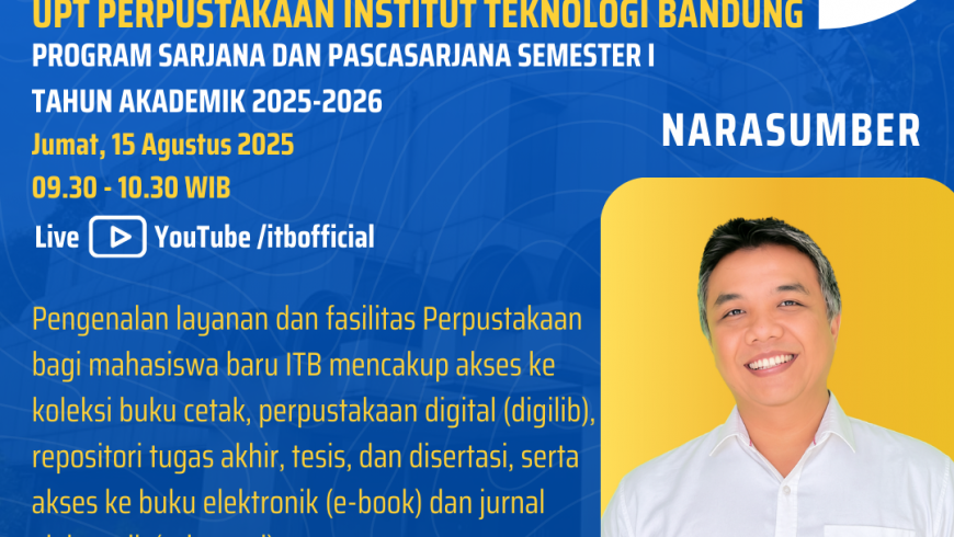 Partisipasi Perpustakaan dalam rangkaian penyambutan mahasiswa baru melalui Orientasi Perpustakaan
