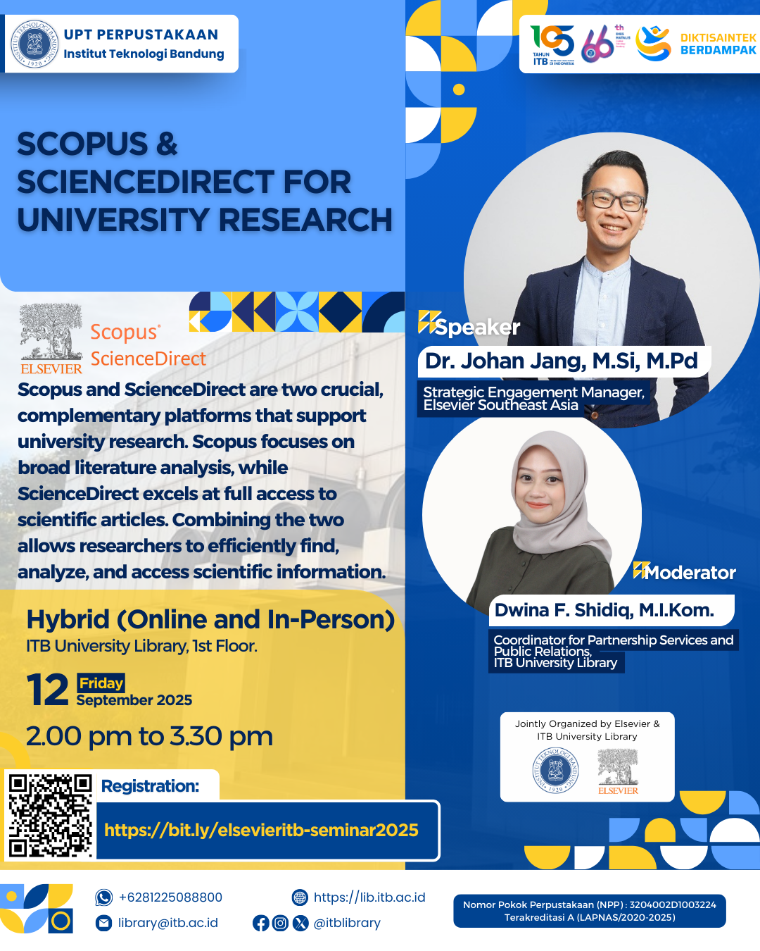 Seminar: Scopus & ScienceDirect for University Research