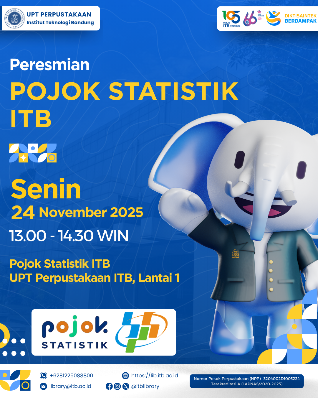 Peresmian Pojok Statistik ITB