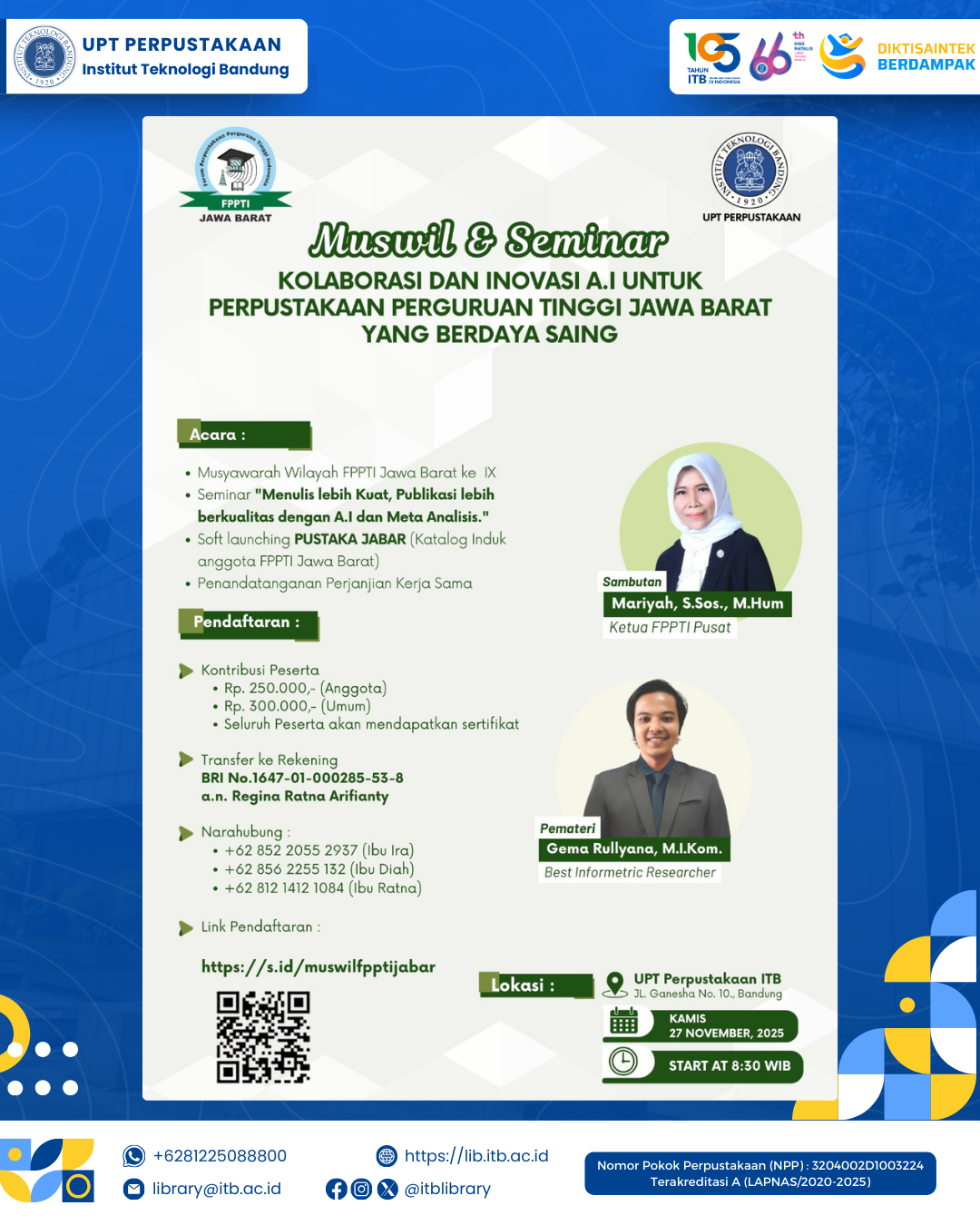 Musyawarah Wilayah dan Seminar FPPTI Jabar ke XI
