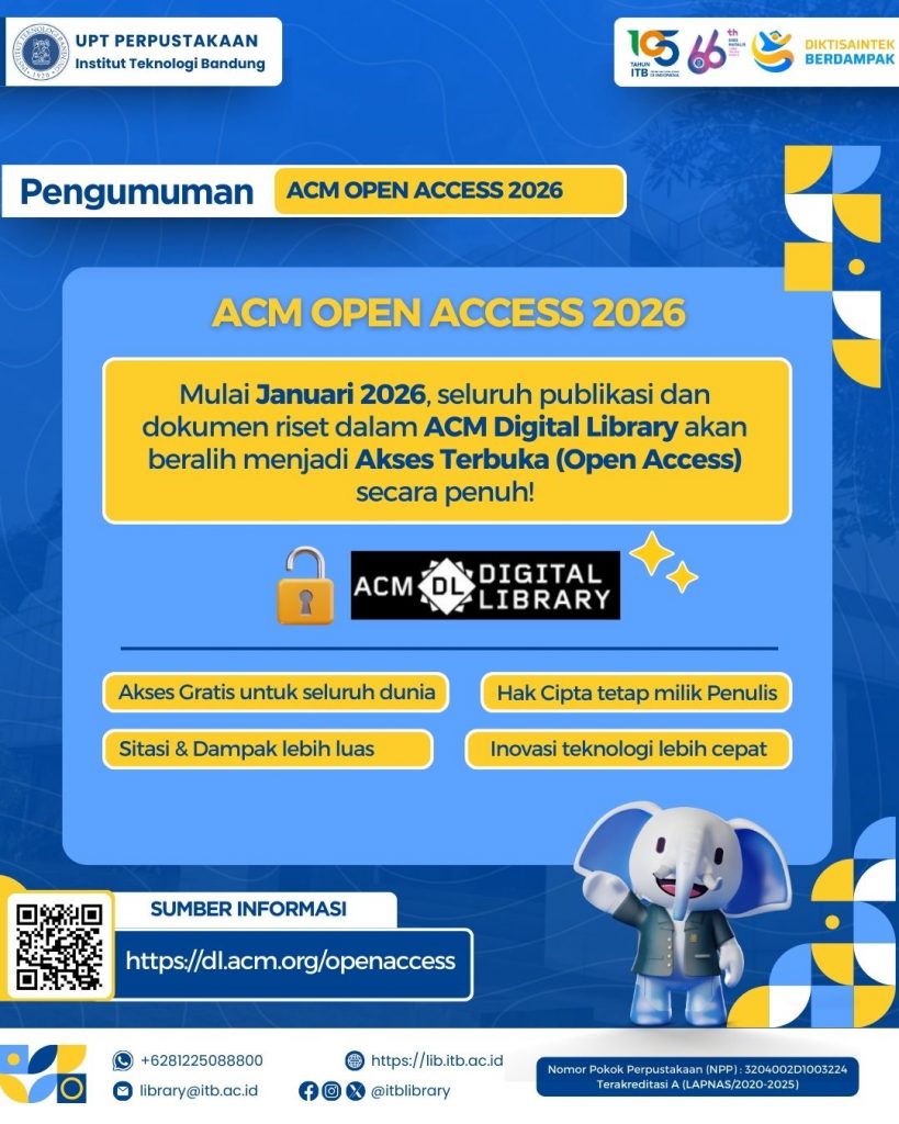 ACM Digital Library Menuju Full Open Access Januari 2026