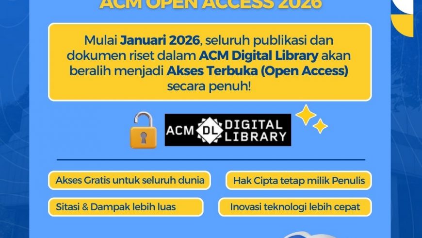 ACM Digital Library Menuju Full Open Access Januari 2026