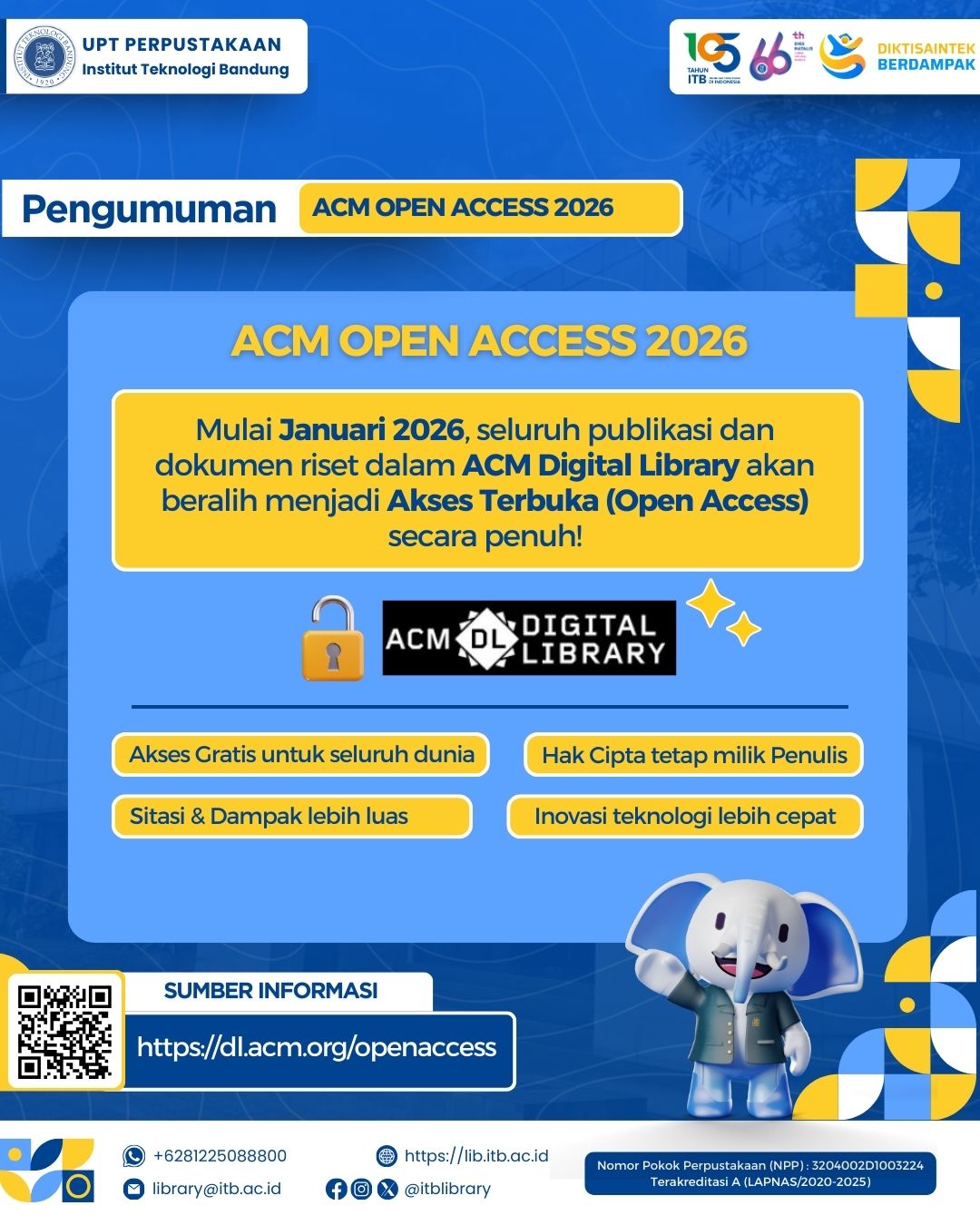 ACM Digital Library Menuju Full Open Access Januari 2026