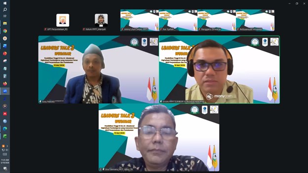 Kepala UPT Perpustakaan ITB Menjadi Narasumber dalam Kegiatan Webinar: Leaders Talk 3: Pendidikan Tinggi di Era AI: Akselerasi Digitalisasi Pembelajaran yang Menuntut Peran Aktif Perpustakaan dan Pustakawan